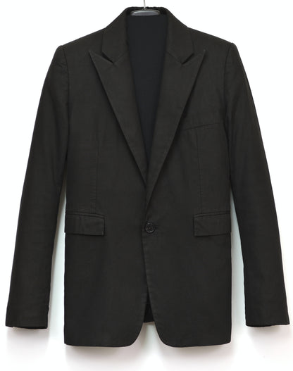 1998 Overdyed Cotton 'SATAN' Peak Lapel Blazer