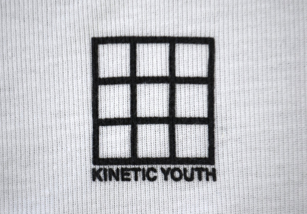 1999 'Kinetic Youth' Badge Curved Hem T-Shirt