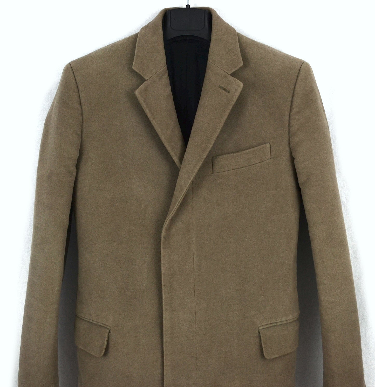 2003 Heavy Moleskin Cotton Chesterfield Coat with Bondage Cuff Straps (Men's version)