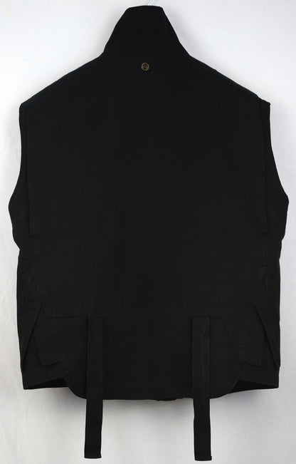 2004 Vintage Twill Biker Vest with Bondage Straps