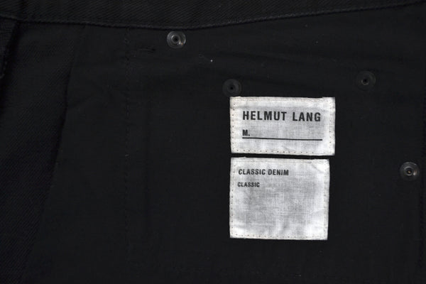 2003 Heavy Overdyed Denim Slim Jeans with Melted Rubber Details