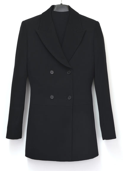 1992 Super 120's Wool Structured Double-Breasted Jacket