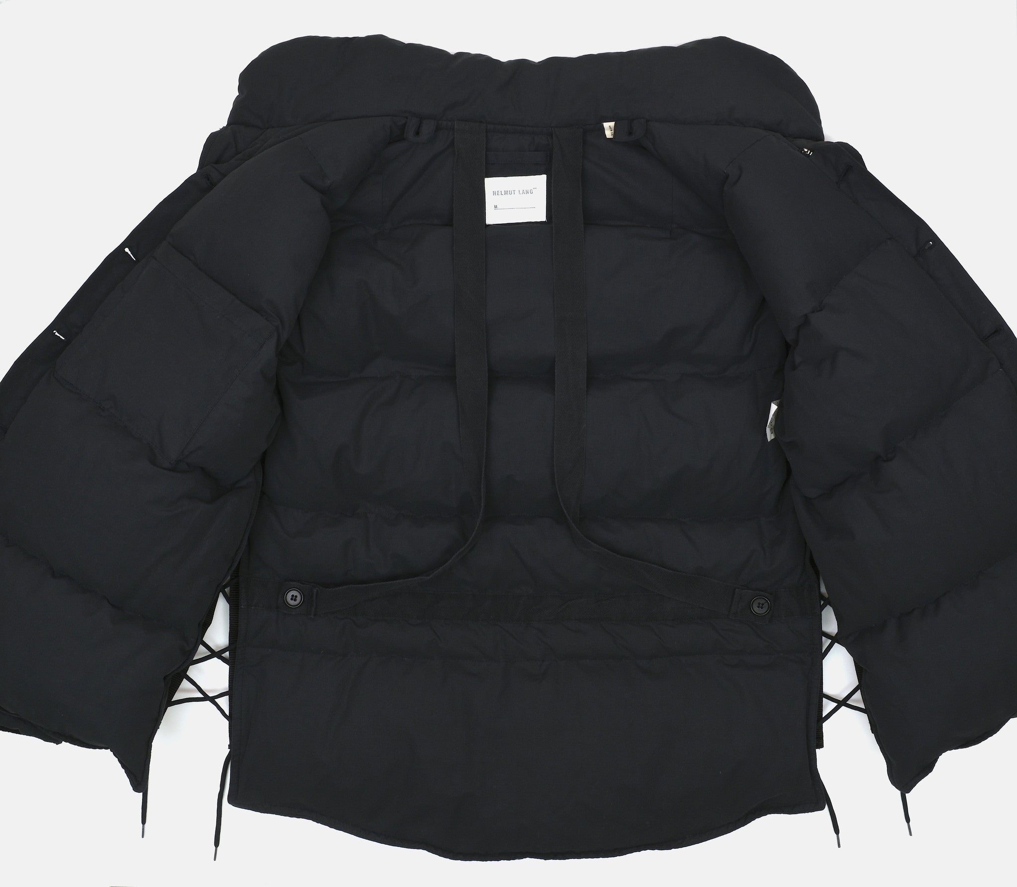 Helmut Lang 1999 Down-Filled Laced Flak Jacket with Bondage Straps and  Modular Liner – ENDYMA