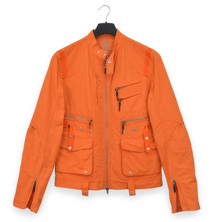 2006 Biker Blouson with Asymmetric Pockets in Compact Cotton