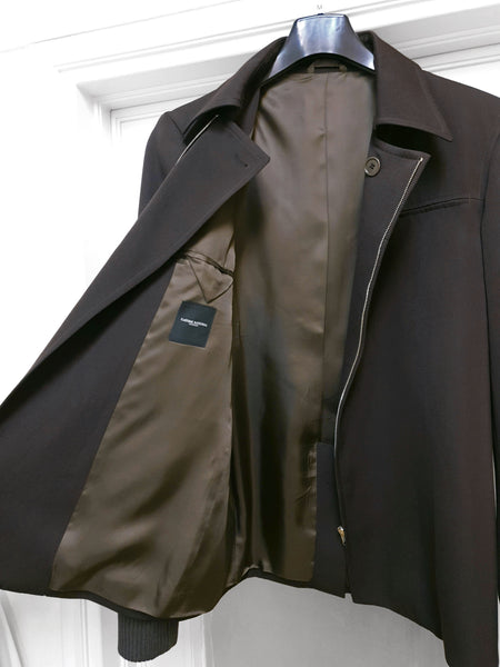 1999 Sartorial Sport Jacket with Zipper Details in Cavalry Twill