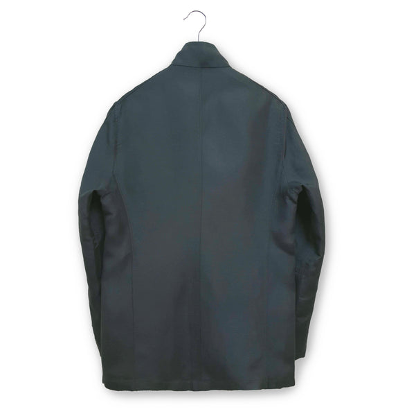 2000 Minimalist Biker Jacket in Technical Coated Linen