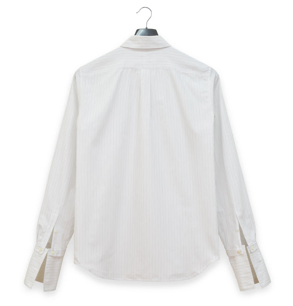 2005 Shirt with Exaggerated Collar and Removable Cuffs in Fine Cotton Poplin