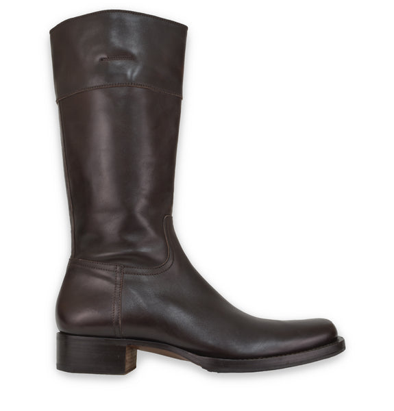 2006 Square Toe Western Boots in Polished Calfskin