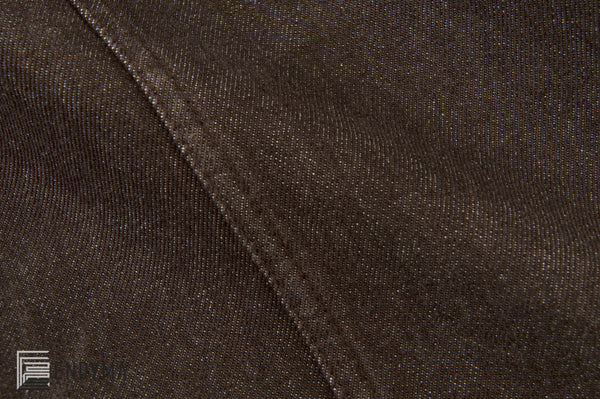 2000 Brown Heavy Raw Denim Simple 2 Pocket Jacket