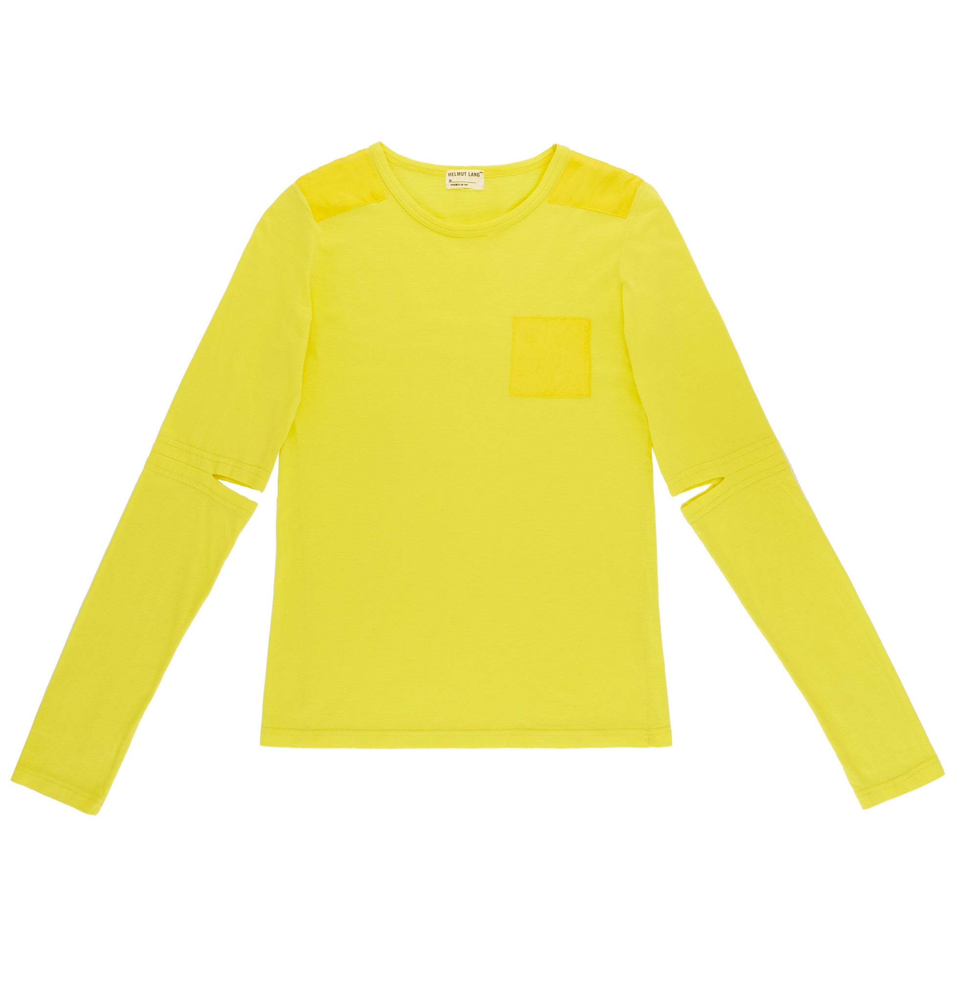 Long Sleeve Tee Shirt Safety Yellow