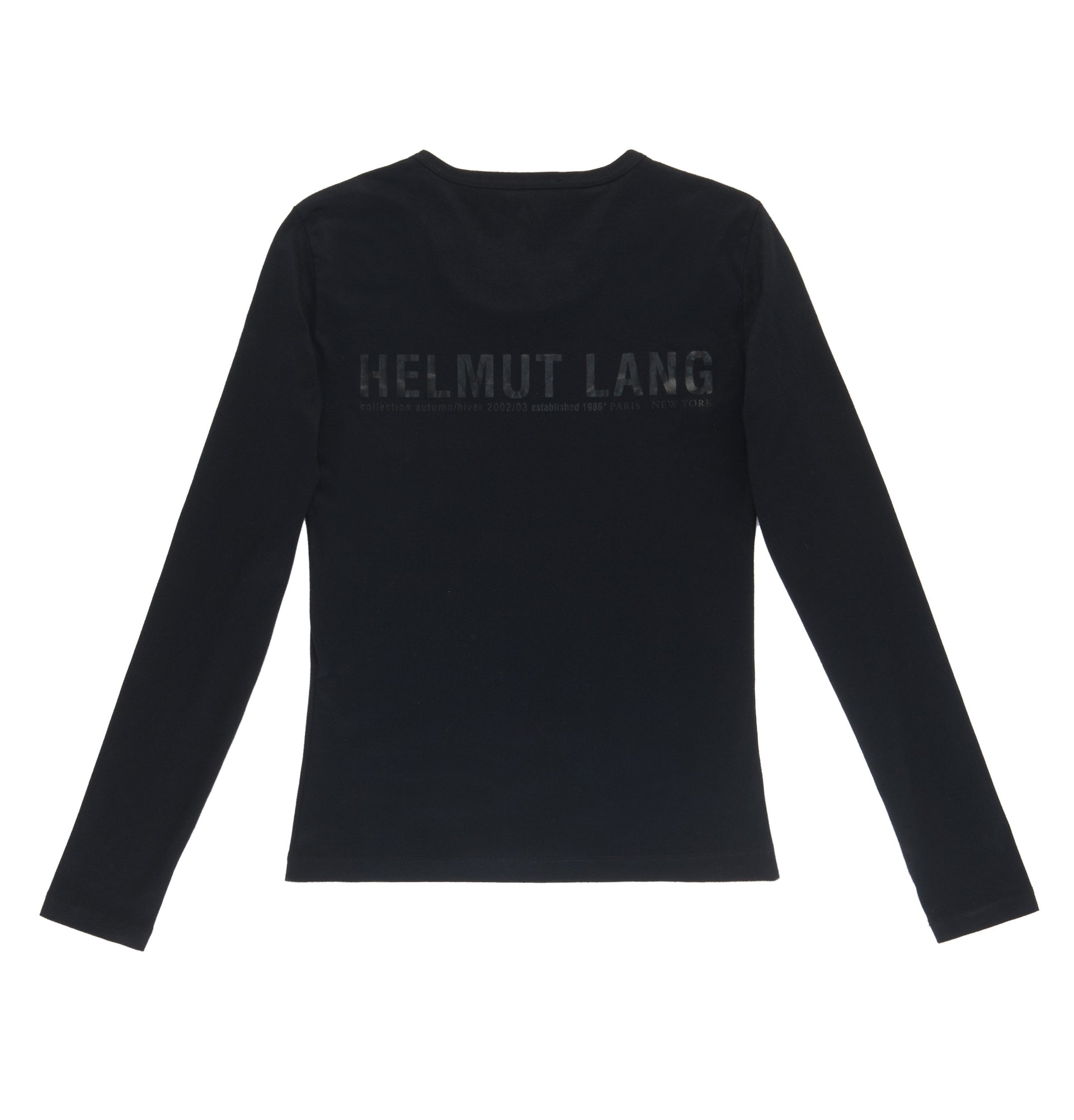 Helmut Lang 2002 Structured Extrafine Jersey Backstage T-Shirt Helmut Lang 2002 Structured Extrafine Jersey Backstage T-Shirt