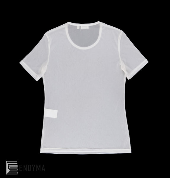 1999 Extrafine Transparent Ribbed Jersey T-Shirt