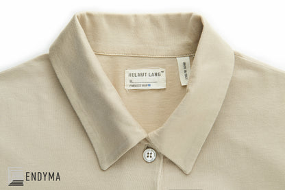 1998 Structured Jersey Polo Shirt with Spiral Seams