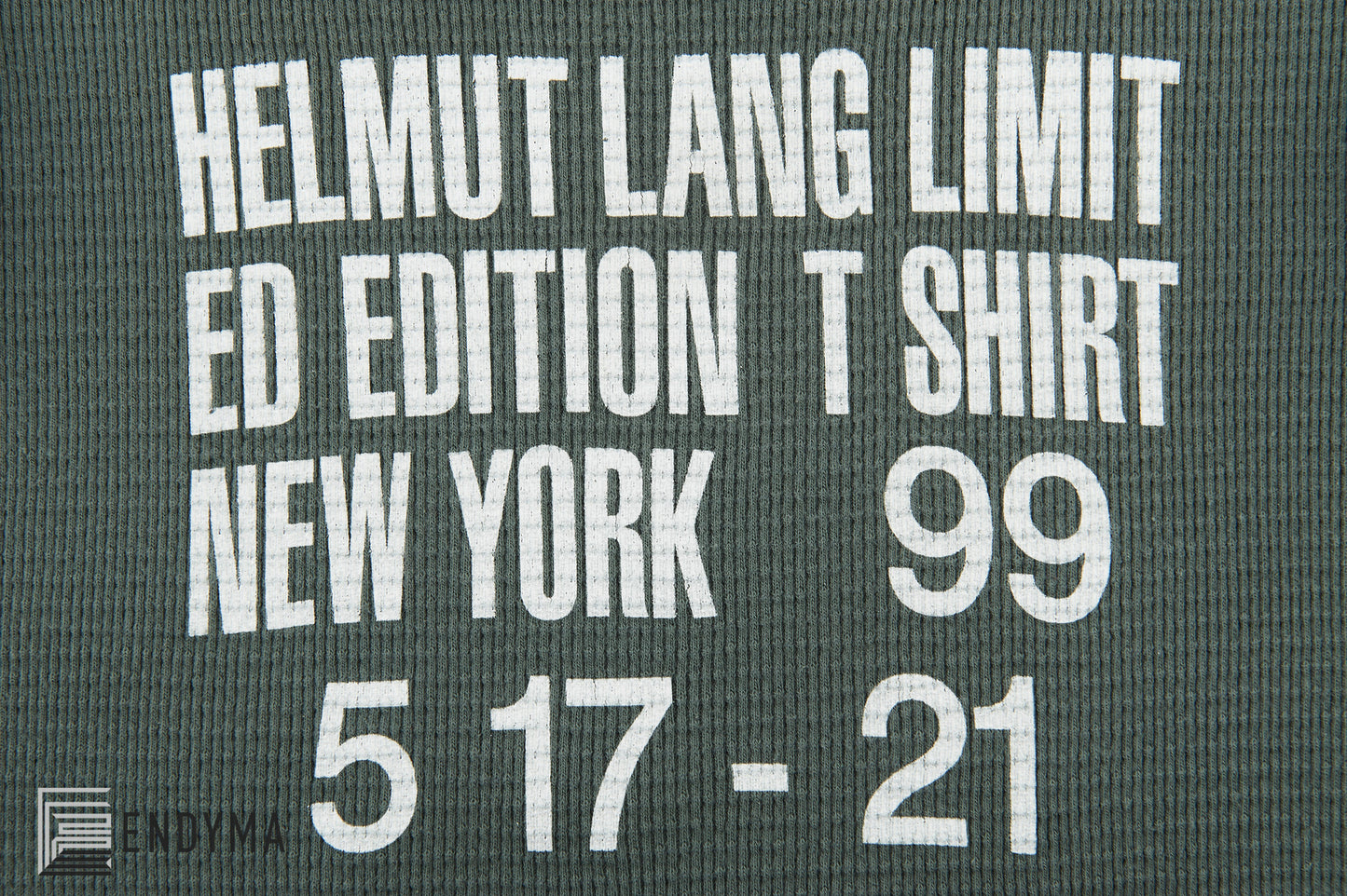 1999 Vintage Waffle Knit 'Limited Edition New York 99' T-Shirt