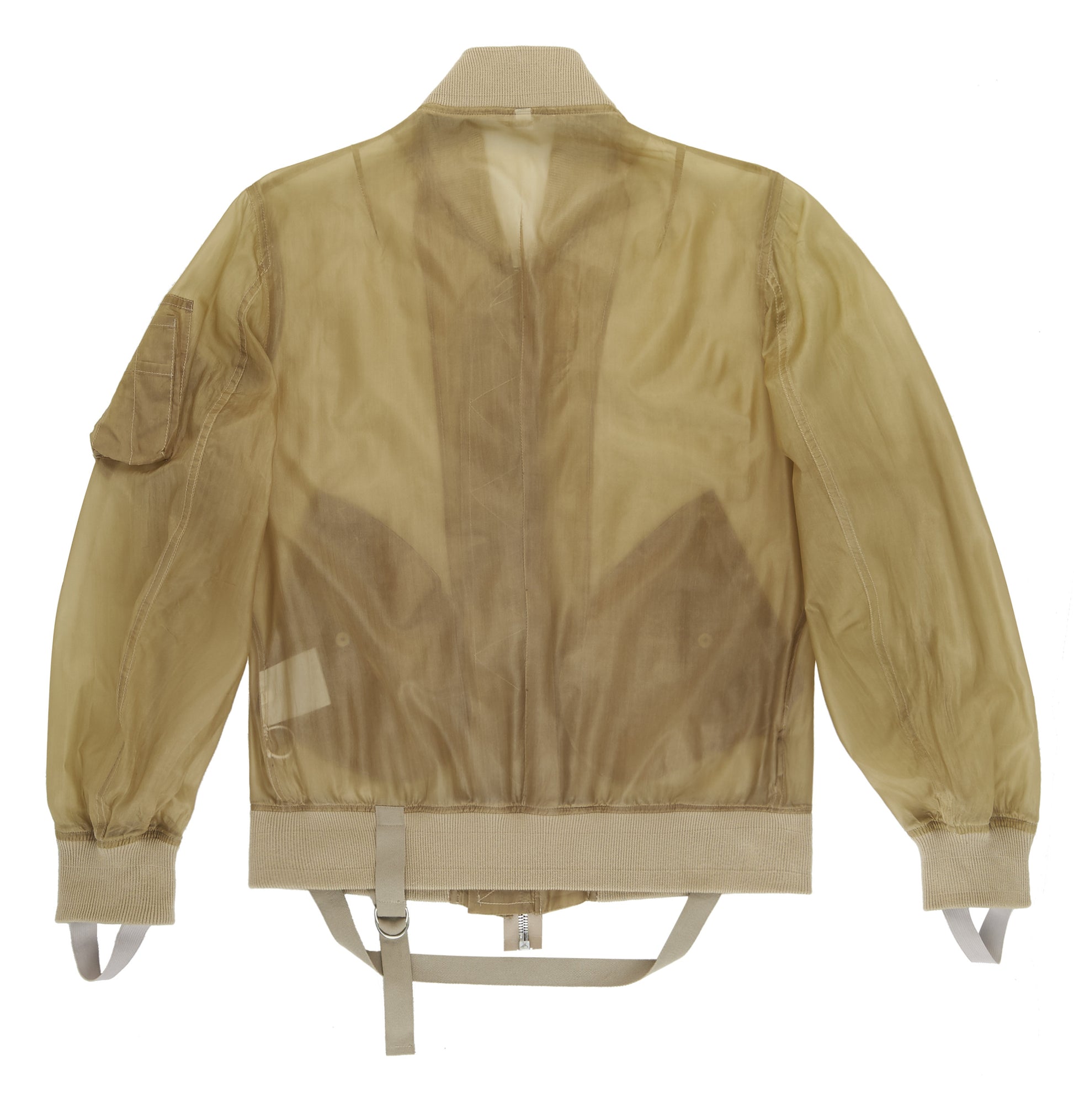 ジャケット・アウター helmut lang bondage jacket archive Helmut Lang 2004 Transparent Silk Organza Bondage Bomber