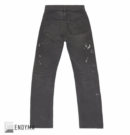 2000 Vintage Overdyed Black Denim Painter Jeans (Size 27)