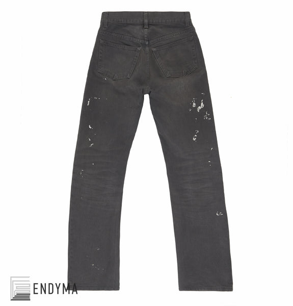 2000 Vintage Overdyed Black Denim Painter Jeans (Size 27)