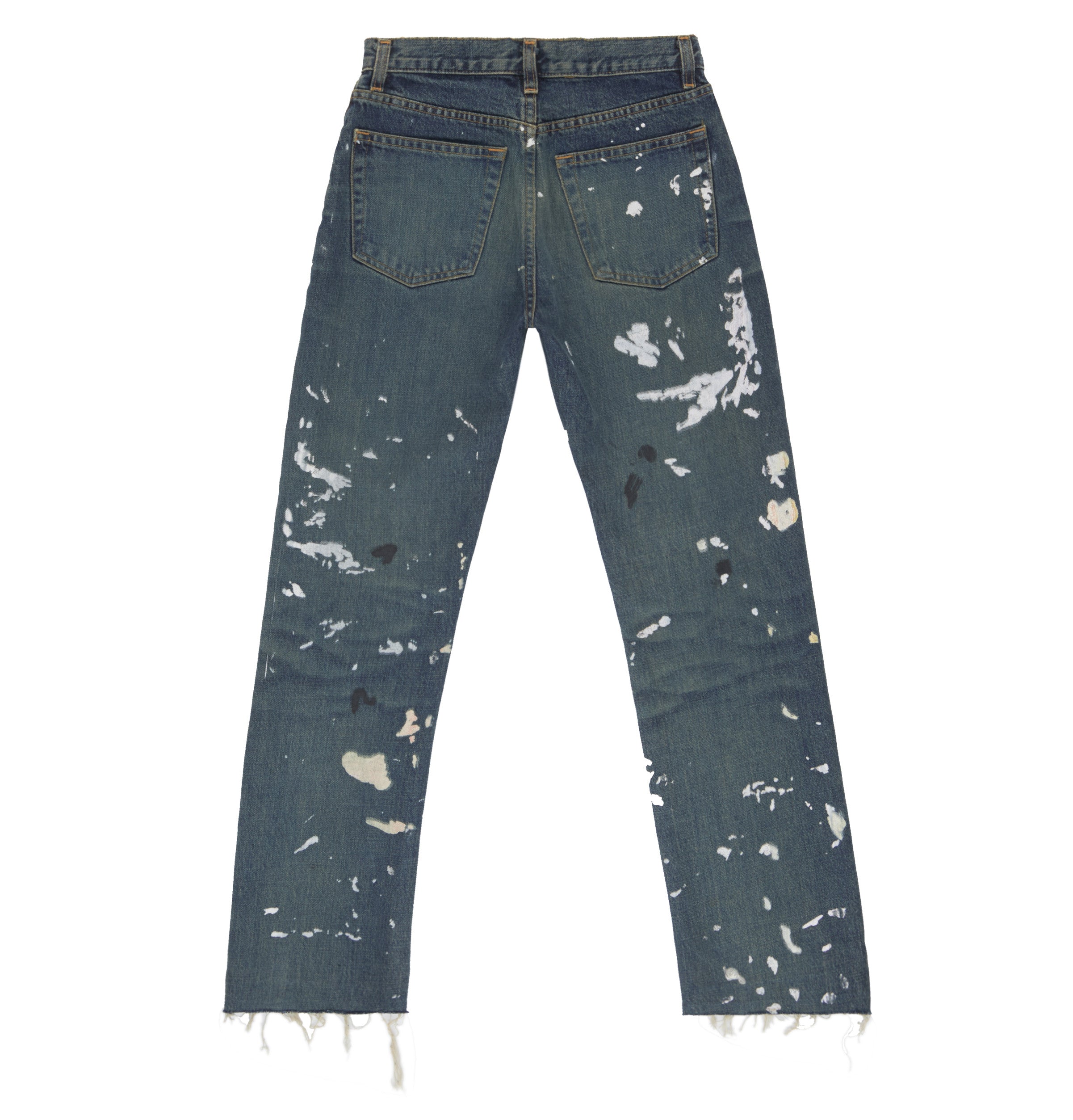 Helmut Lang 1998 Vintage Sanded Broken Denim Painter Jeans – ENDYMA