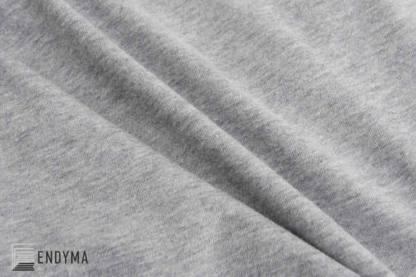 2004 Grey Melange Jersey Spiral Seam T-Shirt with Logo Print