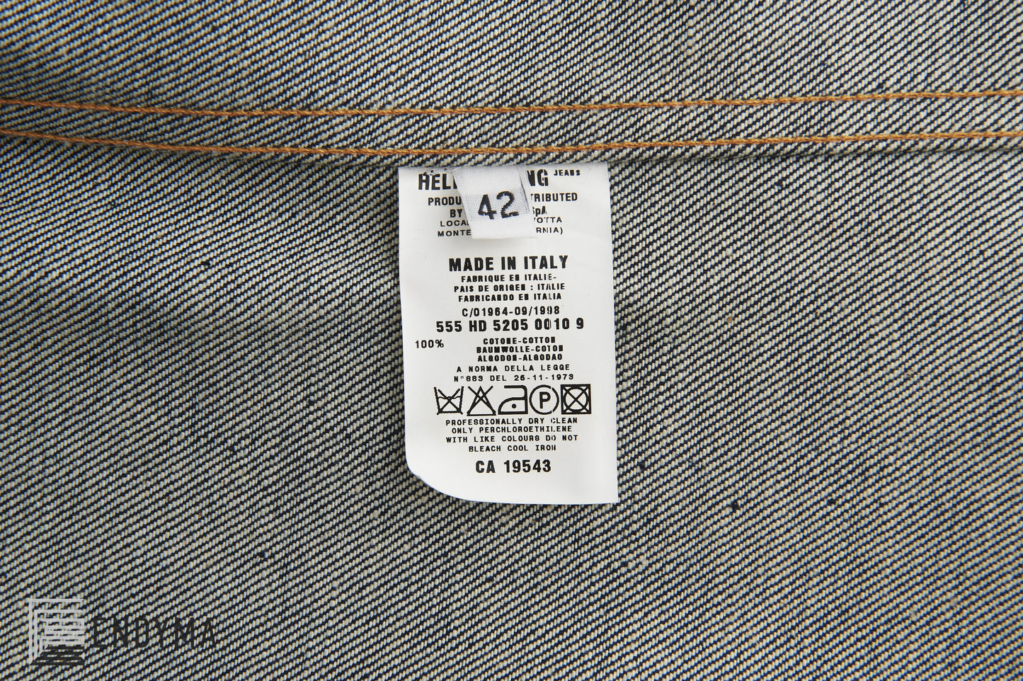 1998 Heavy Raw Denim Classic 2 Pocket Jacket