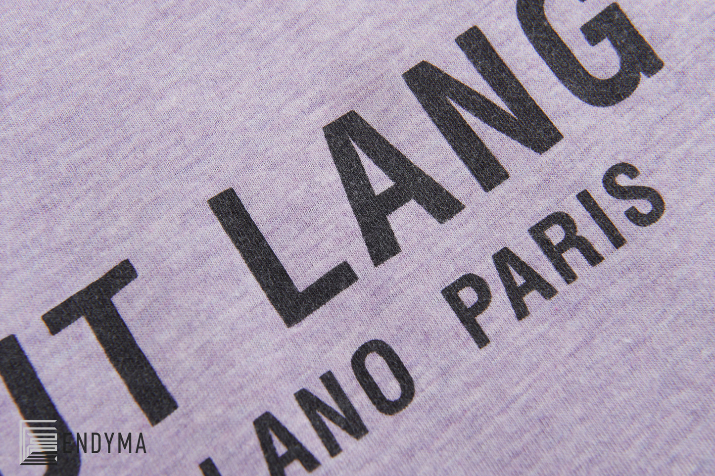 2004 Pale Violet Melange Jersey 'Janus in Leather Jacket' T-Shirt