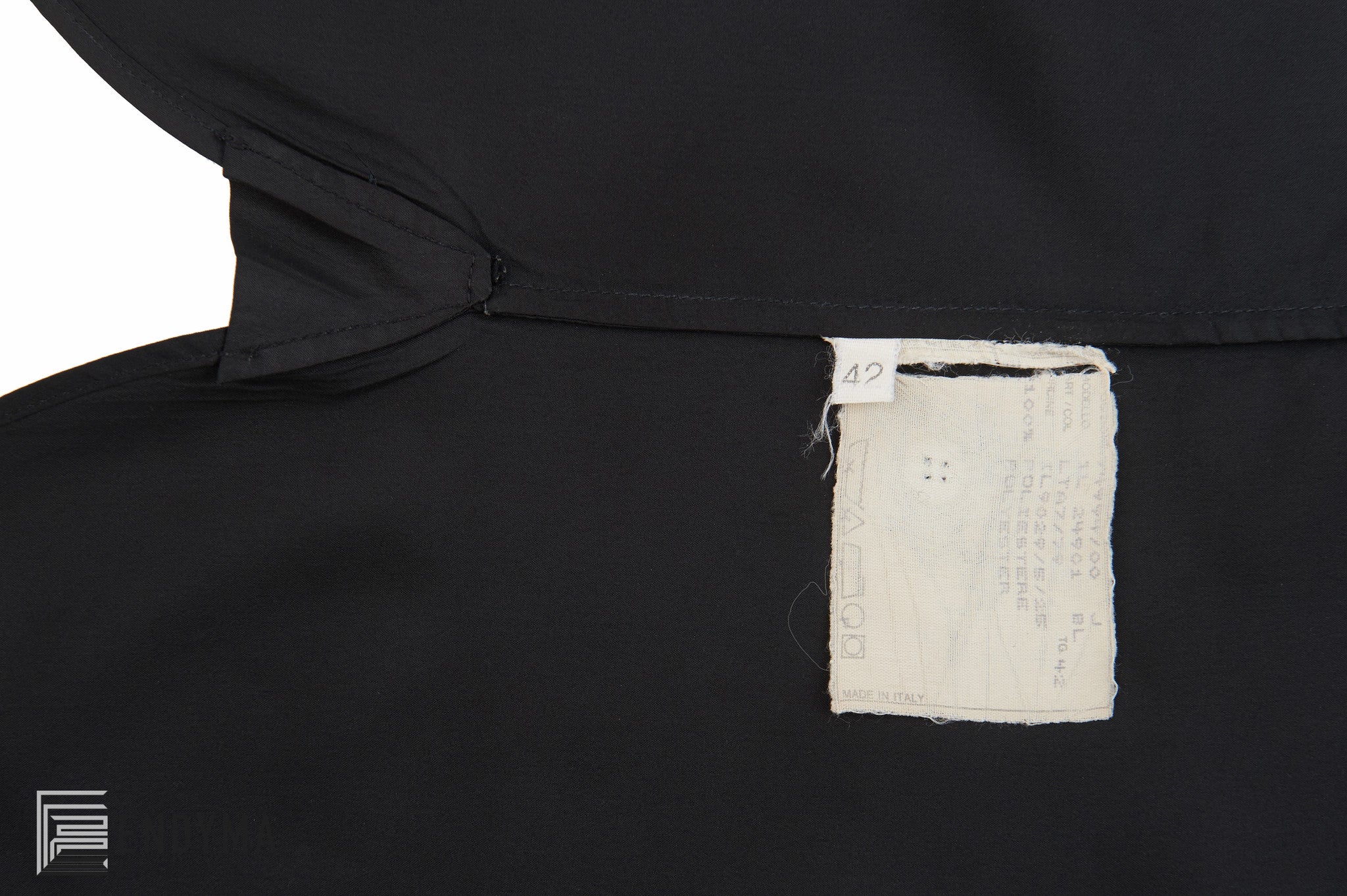 Helmut Lang 1996 Coated Fine Polyester Tailored Workwear Shirt 