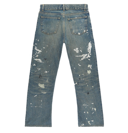 2000 Vintage Sanded Denim Painter Jeans (Light Wash, Size 30)