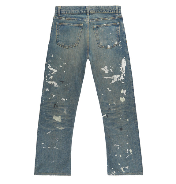 2000 Vintage Sanded Denim Painter Jeans (Light Wash, Size 30)