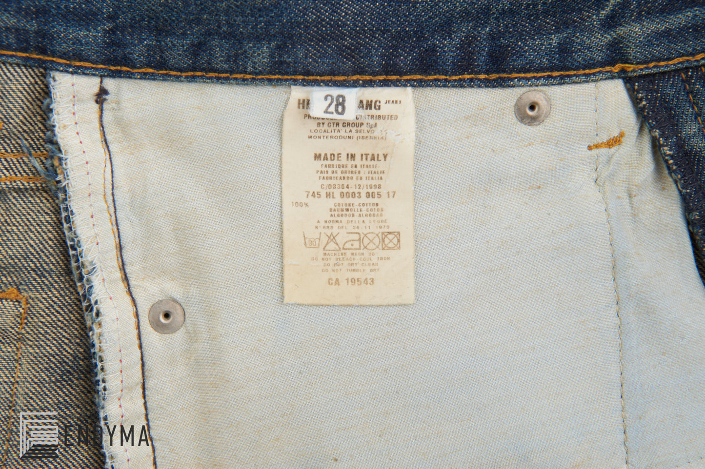 1998 Vintage Sanded Denim Painter Jeans (Medium Wash, Size 28)