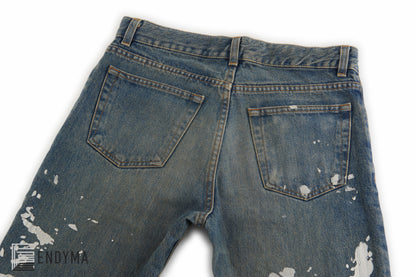 2000 Vintage Sanded Denim Painter Jeans (Light Wash, Size 30)