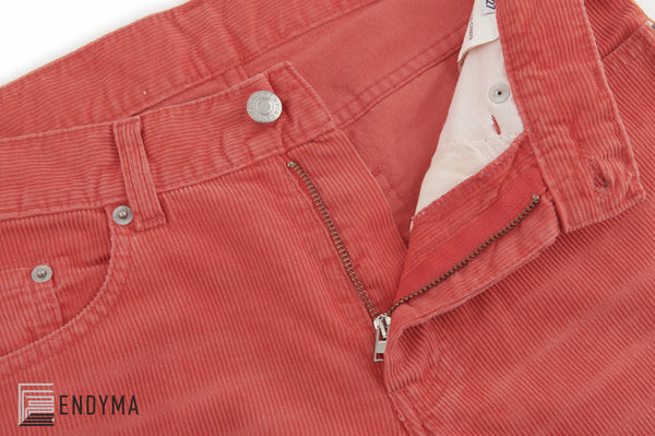 2003 Vintage Coral Red Corduroy Classic Jeans
