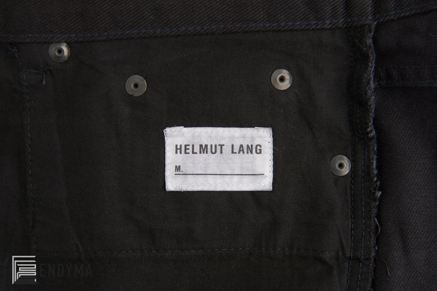 2002 Heavy Overdyed Denim Laced Boot Cut Jeans