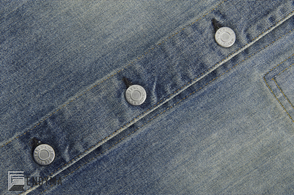 Helmut Lang 2002 Vintage Sanded Broken Denim 2 Slash Pocket Jacket – ENDYMA
