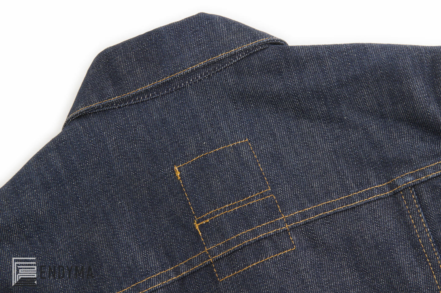 2004 Treated Raw Denim Classic 2 Pocket Jacket