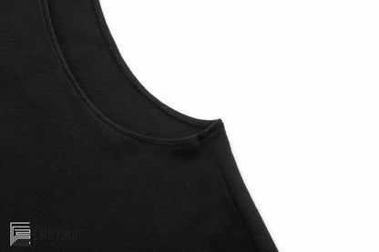 1998 Sleeveless Top with Asymmetric Neckline