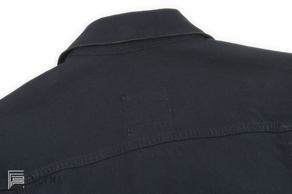 2005 Overdyed Stretch Twill Slim 1 Pocket Jacket with Zipper Front