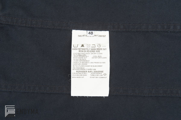 2005 Overdyed Stretch Twill Slim 1 Pocket Jacket with Zipper Front
