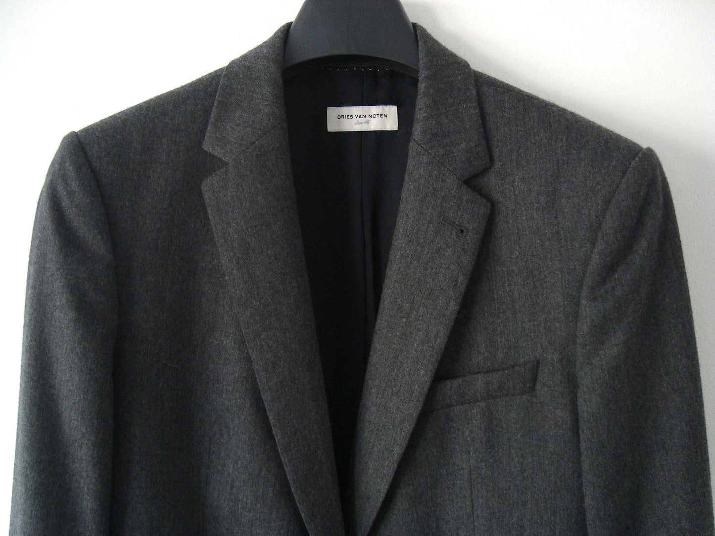 2012 Virgin Wool Kean Blazer Jacket in Anthracite