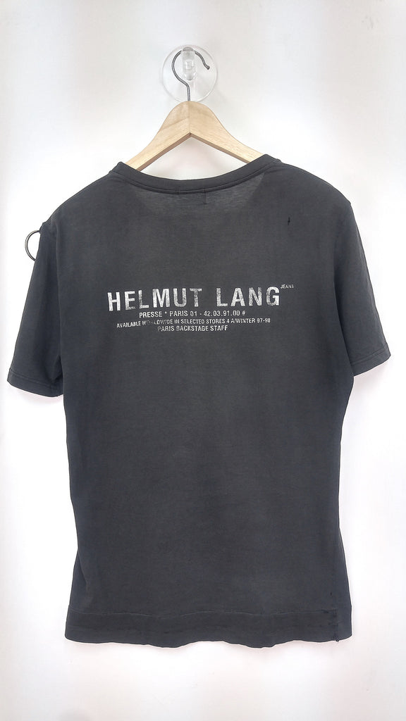 Helmut Lang // Black Tonal Knot T-Shirt – VSP Consignment