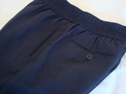 2012 Gabardine Drop-Crotch Trousers with Ruched Waist