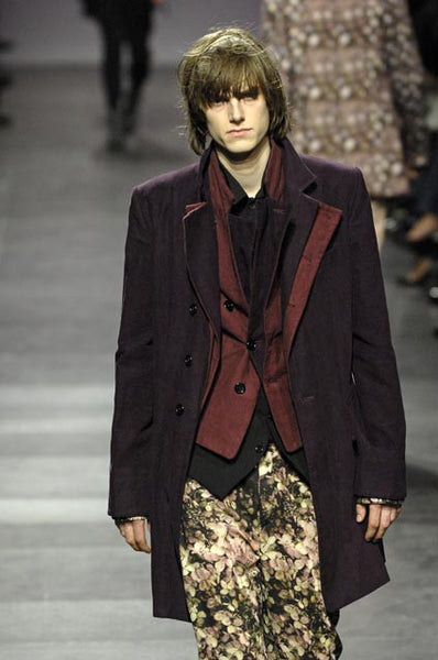 2008 'Vocal' Frock Coat with Pleated Waist and Herringbone details