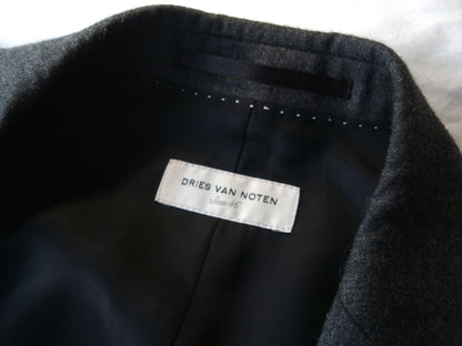 2012 Virgin Wool Kean Blazer Jacket in Anthracite