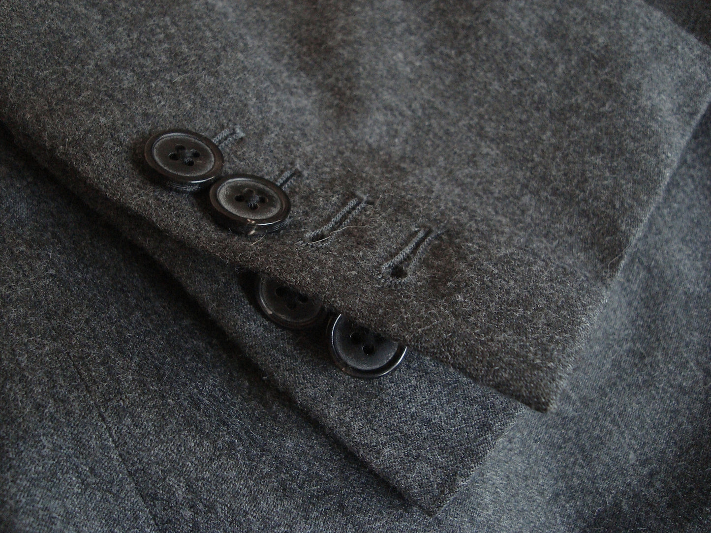 2012 Virgin Wool Kean Blazer Jacket in Anthracite