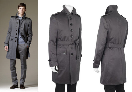 Burberry Prorsum 2007 Virgin Wool Single-Breasted Military Coat Burberry Prorsum 2007 Virgin Wool Single-Breasted Military Coat