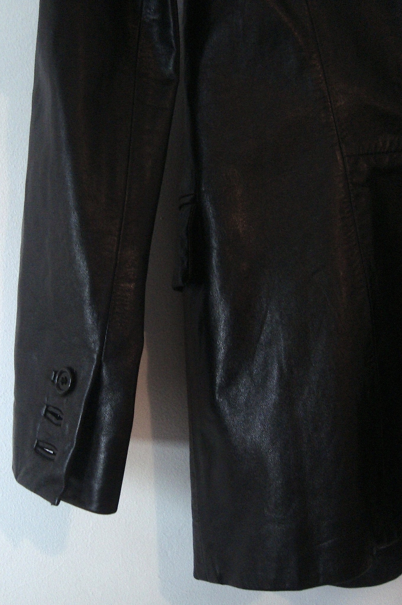 2002 Rubberised Lamb Leather Blazer Jacket