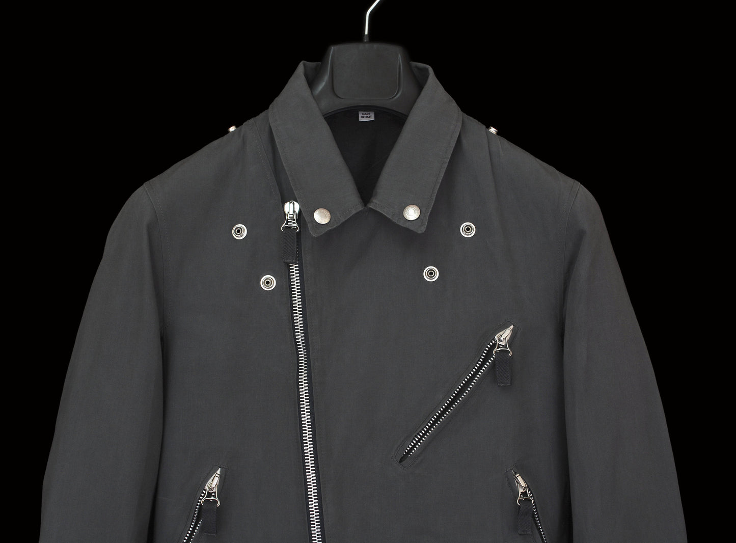 2004 Classic Bondage Biker Jacket with Cuff Straps