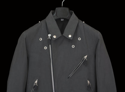 2004 Classic Bondage Biker Jacket with Cuff Straps