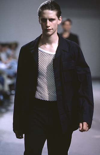 1998 Cotton-blend Mesh Slim T-Shirt