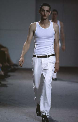 1998 Ribbed Jersey 'U.S. Lang' Tank Top