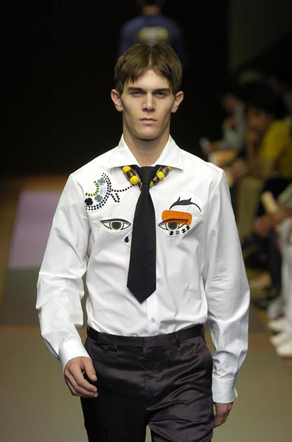 2005 T-Shirt with Deity Patch and Knit Badge in Vintage Jersey